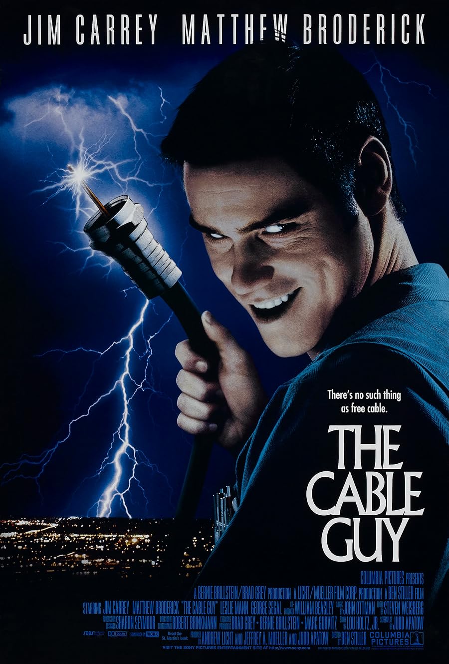 دانلود دوبله فارسی فیلم The Cable Guy 1996 دانلود دوبله فارسی فیلم The Cable Guy 1996